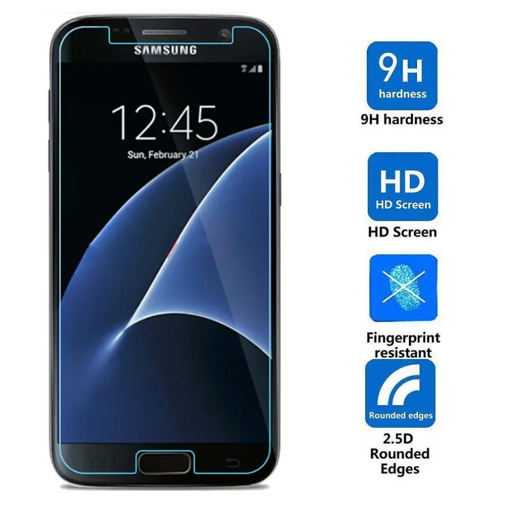 Для Samsung Galaxy S7 S6 S5 S4 S3 закаленное стекло Защита экрана Защитная пленка для