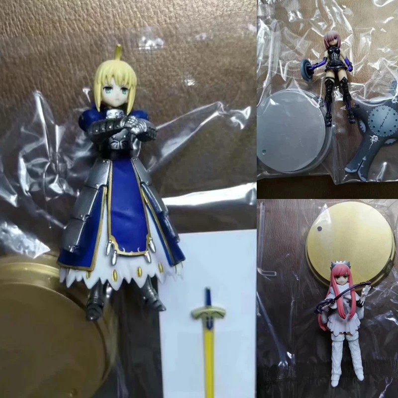 8 шт./компл. короткая футболка с героями из японского аниме «Судьба FGO Гильгамеш сабля режиме Мерлин персонажа собрать милые Фигурки Коллекционная модель игрушки