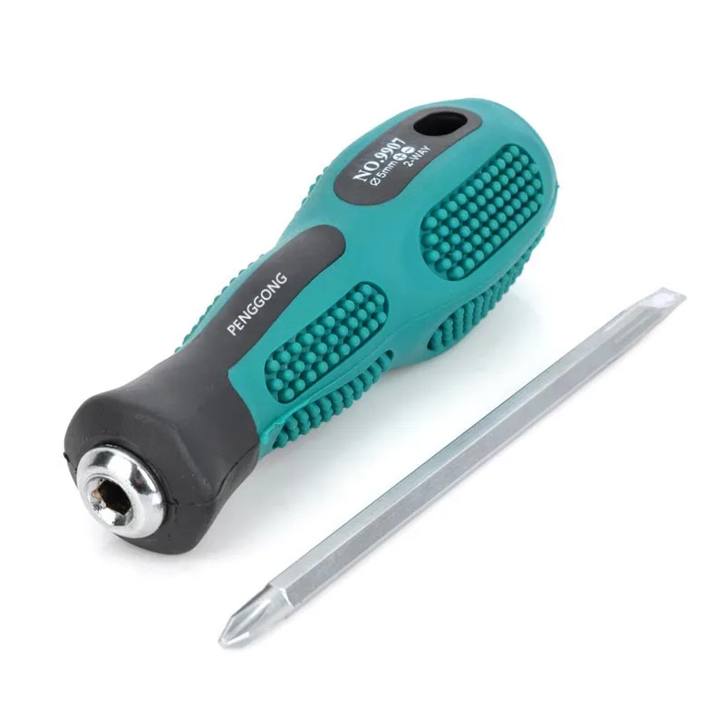 Крестовая головка + двухсторонняя отвертка с шлицем 5x75 мм Philips шлицевая двойная 5