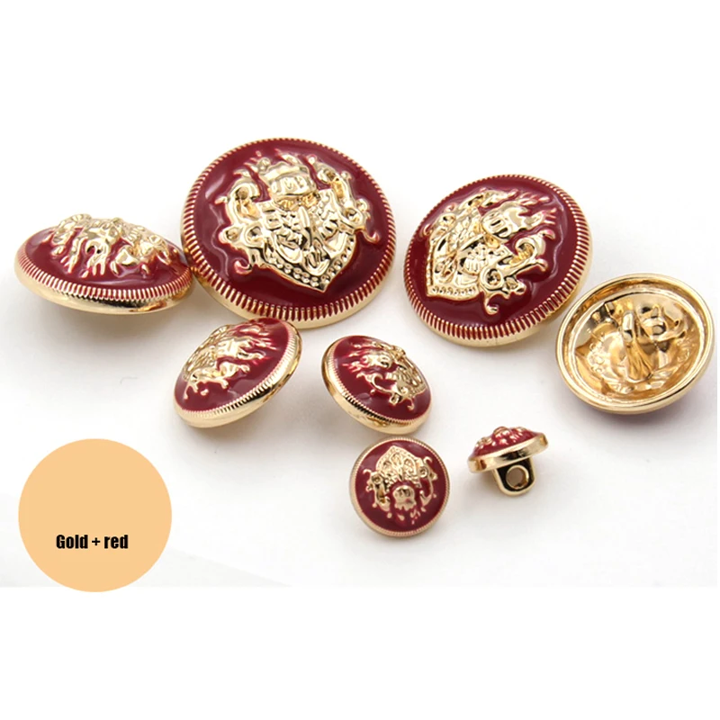6 шт./компл. 10 28 мм высококачественные металлические пуговицы в британском стиле
