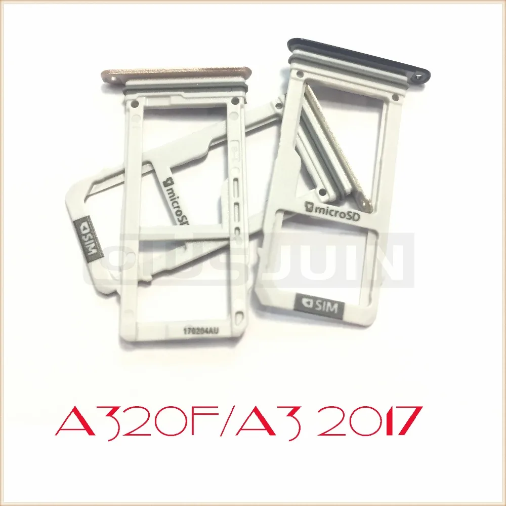 Держатель для картридера sim карт замена адаптера Samsung Galaxy A3 2017 A320F A320FD A320DS|for samsung