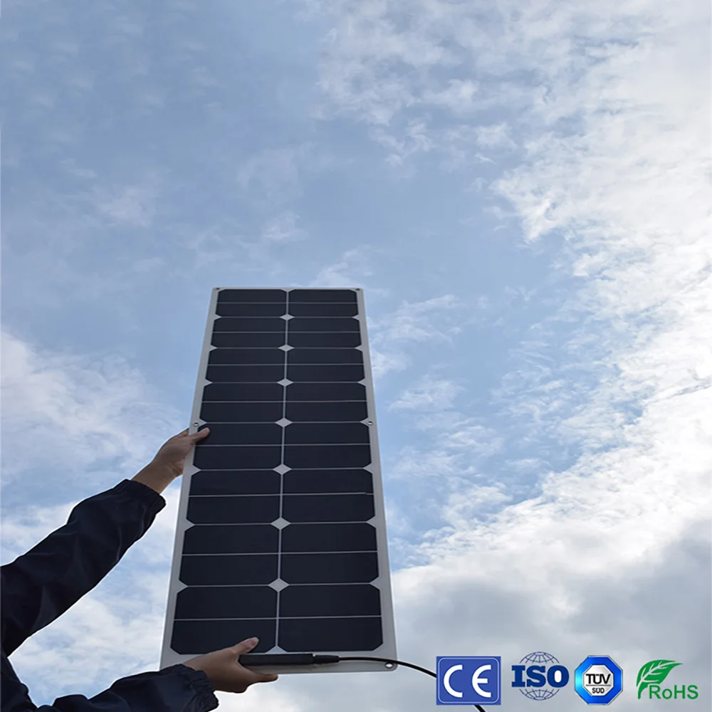 XINPUGUANG ETFE Гибкая ватт 50 Вт солнечная панель с изоляцией Backsheet Sun power Cells 18 В в 12 для