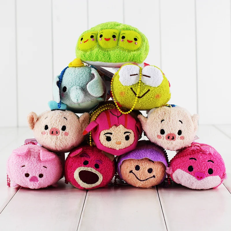 10 см кошка собака свинья тигр животные плюшевые игрушки|princess doll|tsum tsumtsum tsum mini plush |