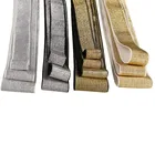 Лента эластичная, золотистаясеребристая, 1015202540 мм, канатная Резиновая лента, 1 м