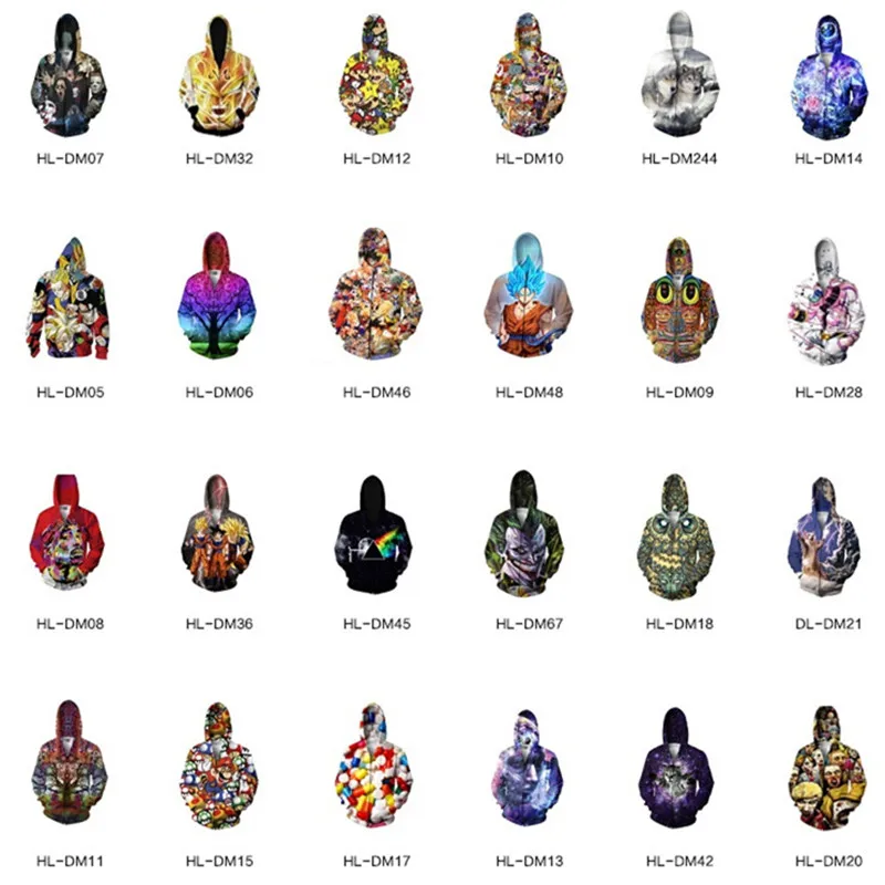 Оптовая продажа мужские/женские толстовки пончик Мороженое принт 3D кофты