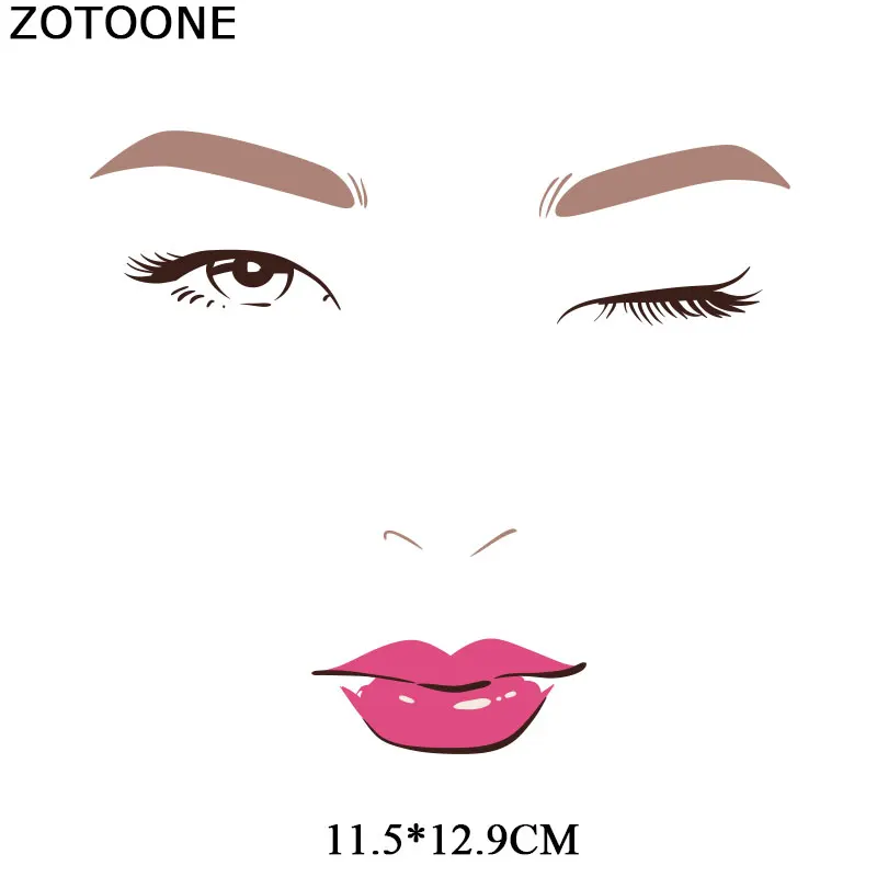 ZOTOONE DIY нашивки для одежды, наклейки для одежды, единорог, девушка, сердце, аппликация, аппликация, детская одежда E - Цвет: 1128
