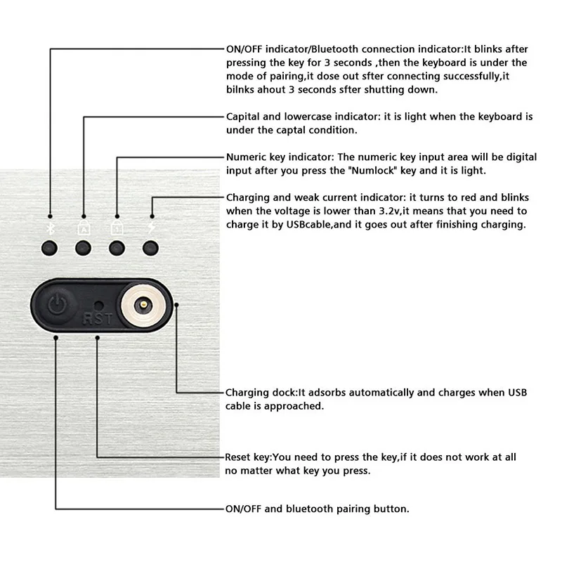 CucKooDo Тонкий Высококачественный Алюминиевый Чехол подставка для клавиатуры