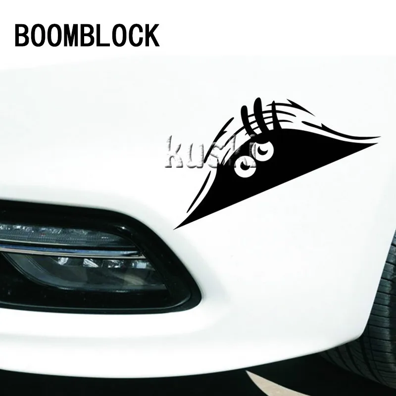 BOOMBLOCK Забавный подглядывающий монстр наклейки для автомобиля Audi A3 A4 B7 B8 B6 A6 C6 C5 Q5