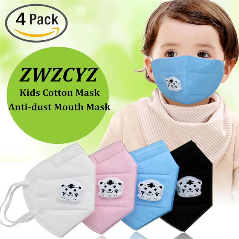 PM2.5 Анти пыль маска для лица детей милые рубашки мальчиков с принтом в виде тигра
