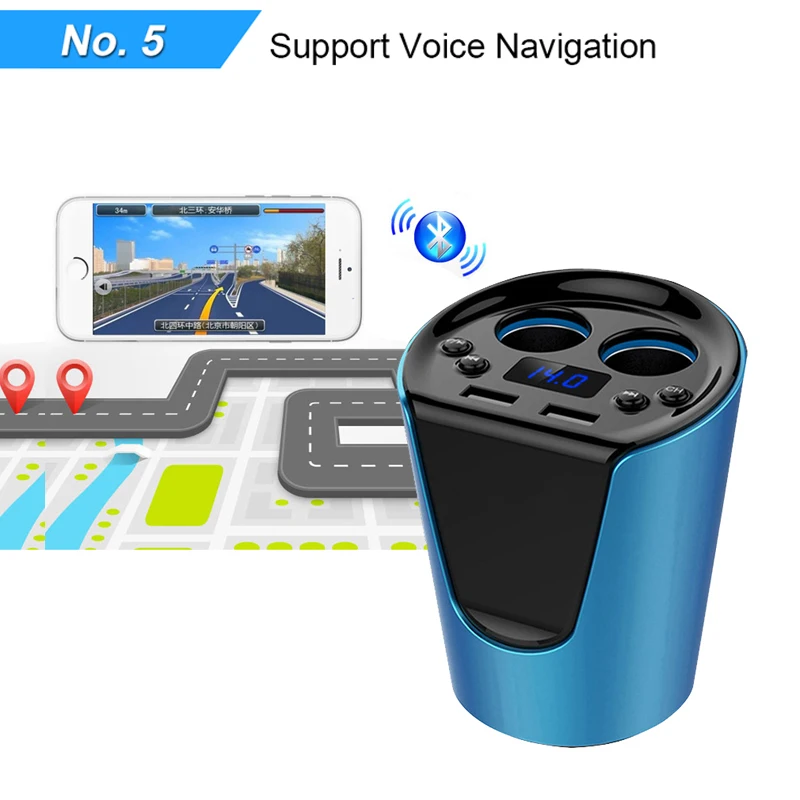 Fm передатчик 2019 mp3 плеер Bluetooth автомобильный комплект громкая связь звонок