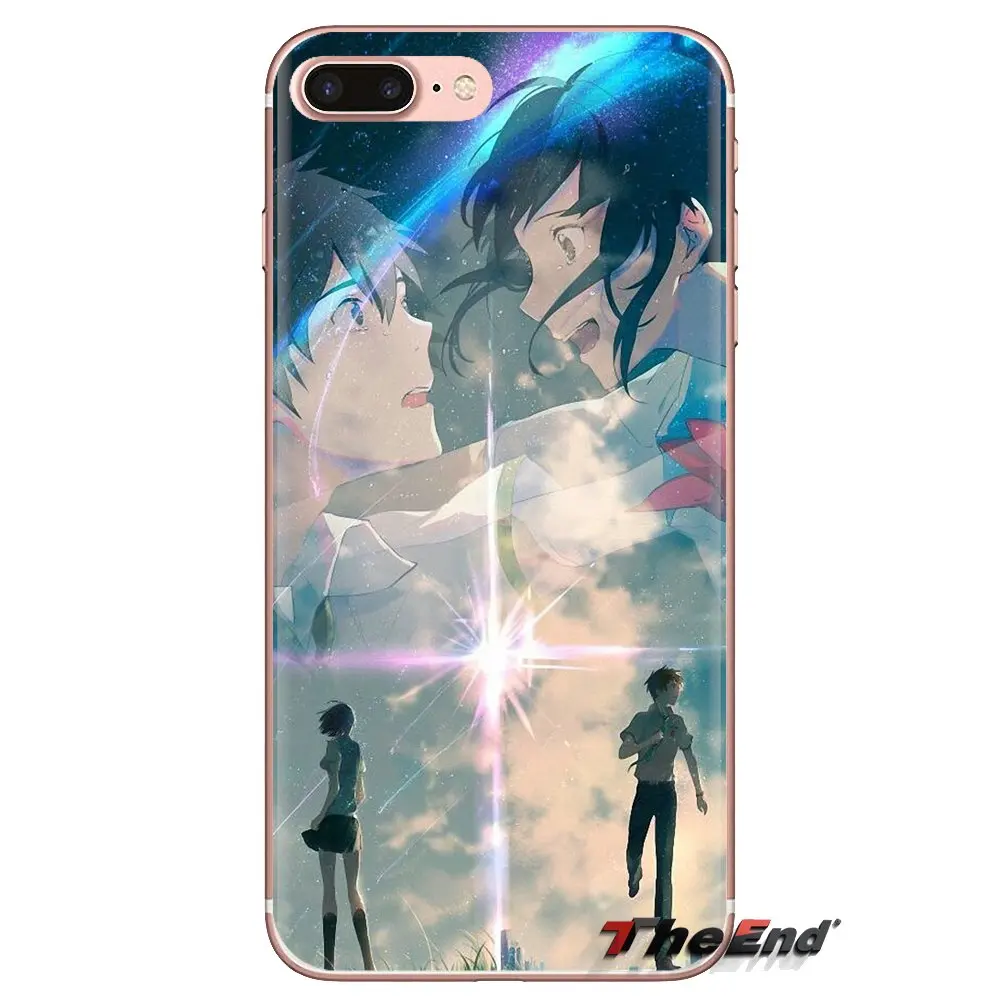 Transparent Soft Cases Covers Your Name Anime For iPod Touch Apple iPhone 4 4S 5 5S SE 5C 6 6S 7 8 X XR XS Plus MAX |
