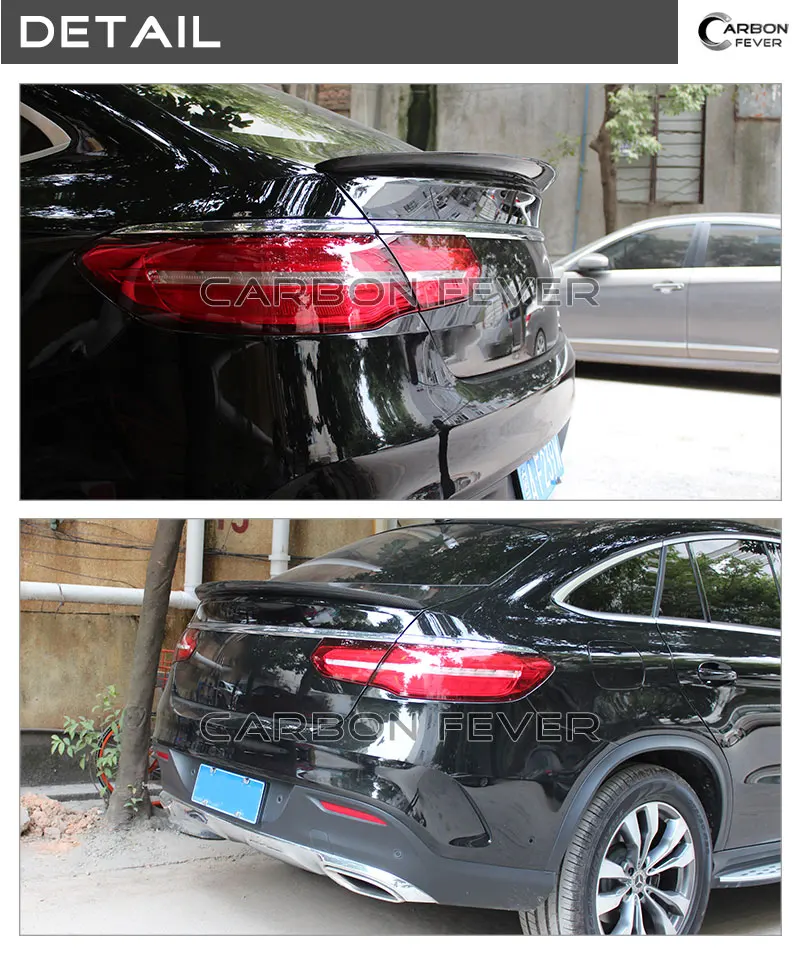 W292 задний спойлер из углеродного волокна для Mercedes C292 GLE-Class Coupe