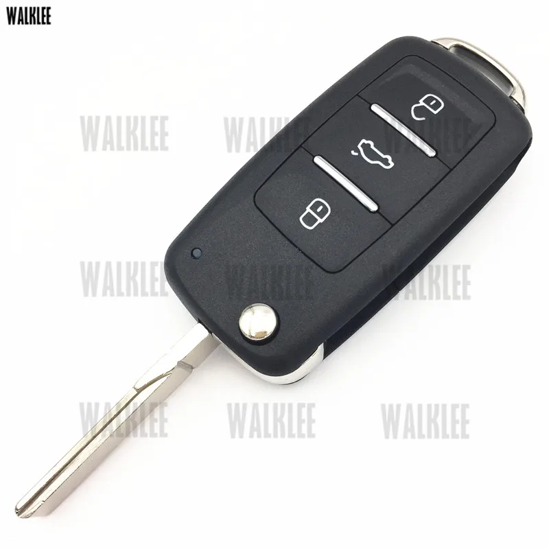 Дистанционный ключ DWALKLEE 434 МГц для VW/VOLKSWAGEN 5K0837202 5K0 837 202 Beetle Caddy Golf Jetta Polo Tiguan Touran ID48