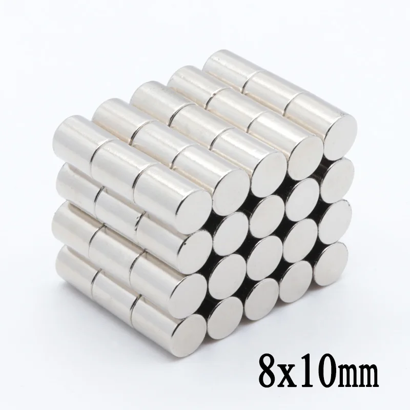 Супермощные Круглые неодимовые магниты N35 4/5/6/8/10/12/15/20/22/25/30/35/40x10 мм редкоземельные