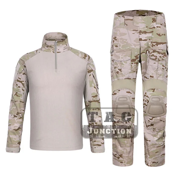 EmersonGear G3 Combat Unitform EmersonTactical BDU камуфляжная рубашка и брюки для военных страйкбола Мультикам для охоты - Цвет: MCAD