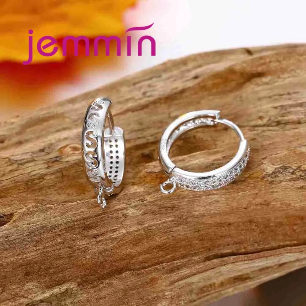 Большие продажи Роскошные AAA Фианиты Серьги Крючки для изготовления ювелирных