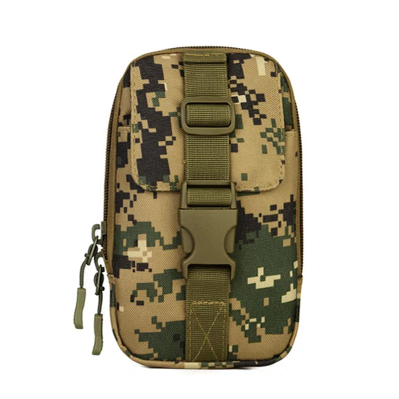 Jungle Digital MOLLE система, сумка для аксессуаров, сумки для рыбалки, альпинизма, тактический Чехол, армейский прочный, Для Путешествий, Походов, военный, EDC, для кемпинга, телефона, XA609WA - Цвет: Jungle Digital
