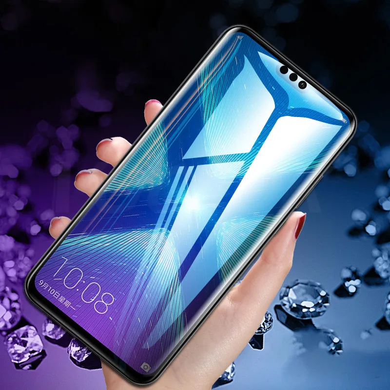 Закаленное стекло 11D с полным покрытием для Huawei Honor 8X Защитная пленка экрана huawei