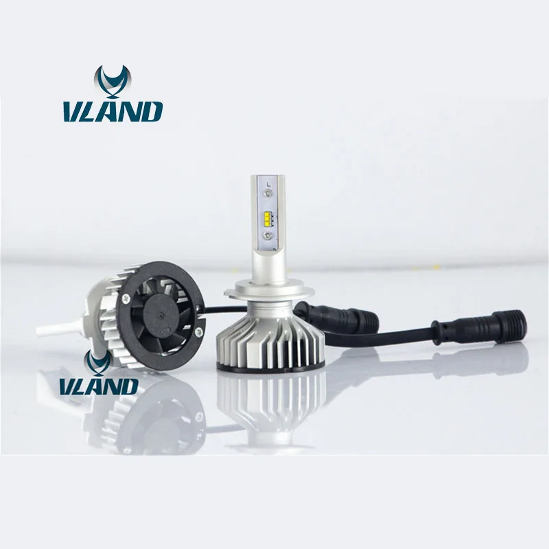 VLAND H1 H3 H7 H11 H13 D2H D2S 9005 9006 H4 Автомобильный светодиодный фонарь с шариковыми