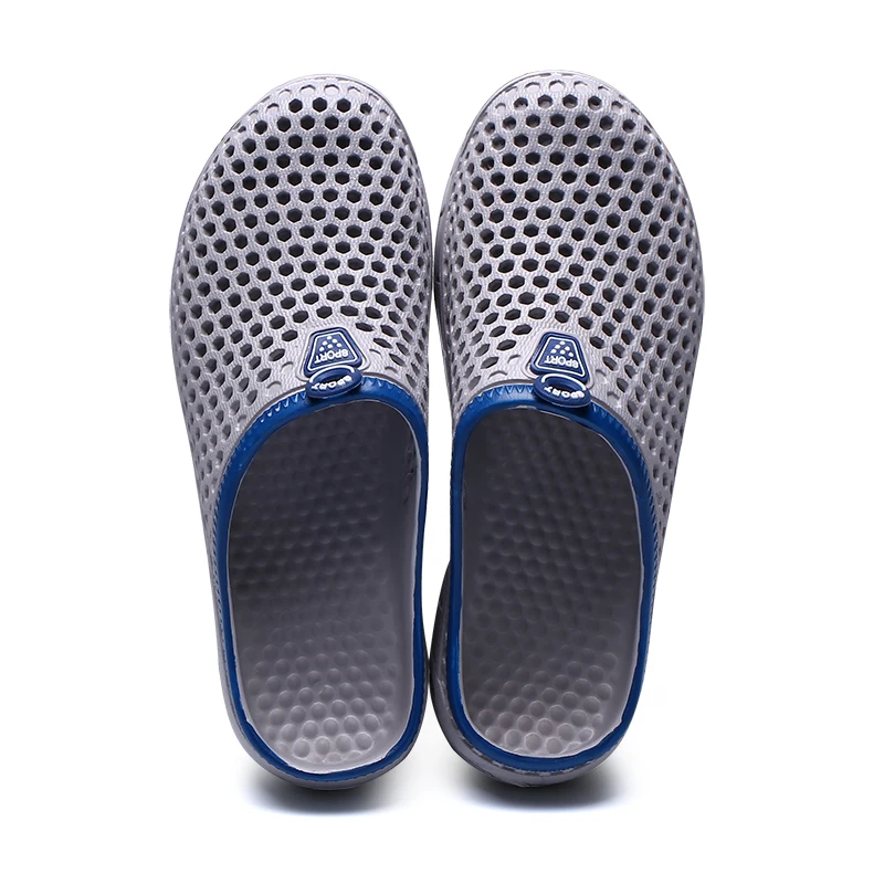 Мужские Пляжные шлепанцы модные спортивные Сабо дышащие летние уличные тапочки