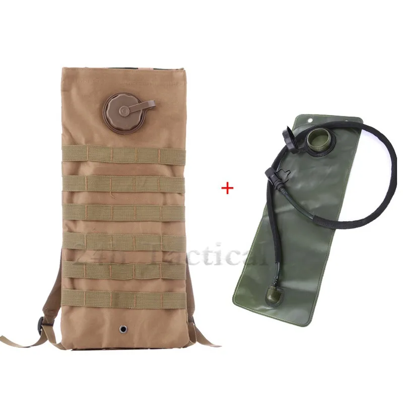 2.5L Molle Военная Тактическая походная гидратационная сумка Гидратация тактическая сумка для воды с чехлом рюкзак