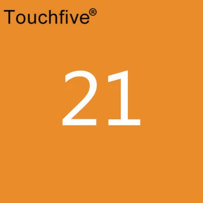 21 1 шт. TouchFive опционально 168 цветов эскизные маркеры на спиртовой основе маркеры цветной маркер набор художественные принадлежности ручка для школы - Цвет: 21