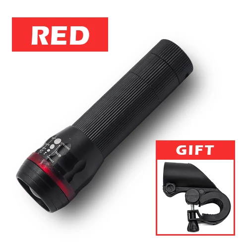 Red Bike Light VICTGOAL светодиодный фонарь для велосипеда фонарик для велосипеда езда на велосипеде светодиодный передний Передний фонарь MTB передний Передний фонарь с креплением для кемпинга Рыбная ловля велосипед свет - Цвет: Red Bike Light