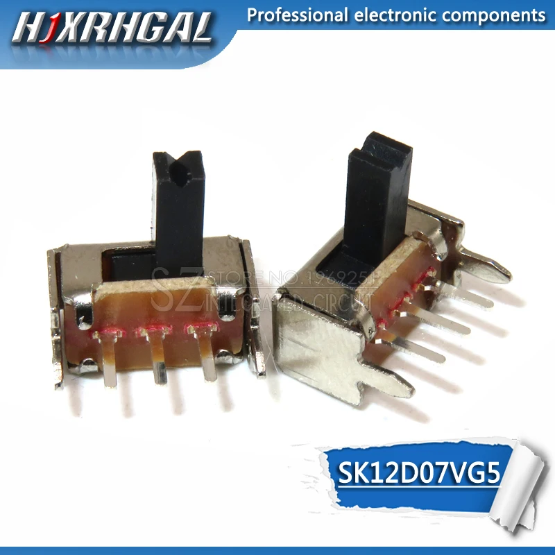 50 шт. SK12D07VG5 тумблер три фута две передачи с кронштейном пять футов боковая