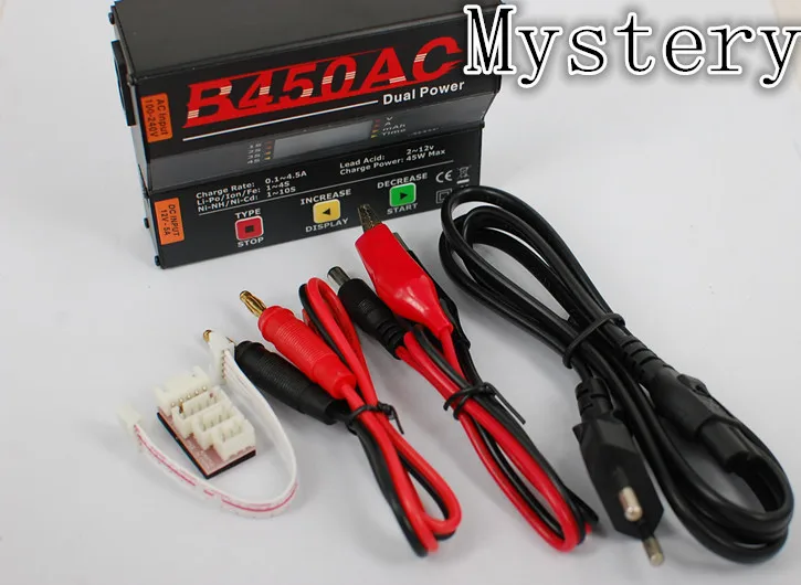 Зарядное устройство с двойным силовым балансом Mystery B450AC RC LiPo li ion и полный