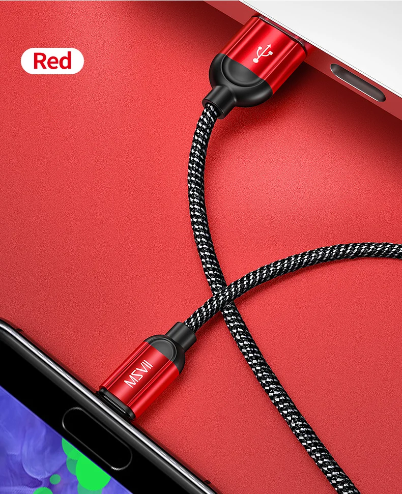 Msvii usb type C зарядный кабель для samsung Galaxy S9 S8 синхронизация Дата type-c Быстрая Зарядка Кабели для huawei Oneplus Xiaomi Redmi
