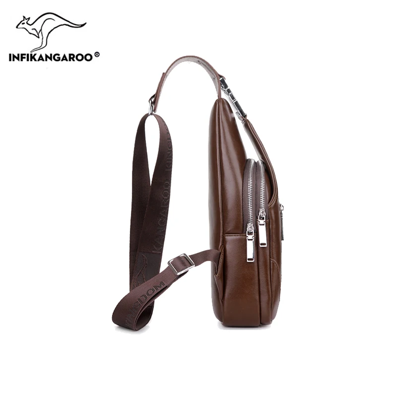 2018 новый большой Ёмкость Для мужчин Грудь сумка модные мягкие сумки через плечо