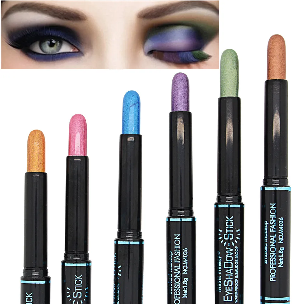 Водостойкие дымчатые тени для век 12 цветов карандаш камуфляжный макияж крем