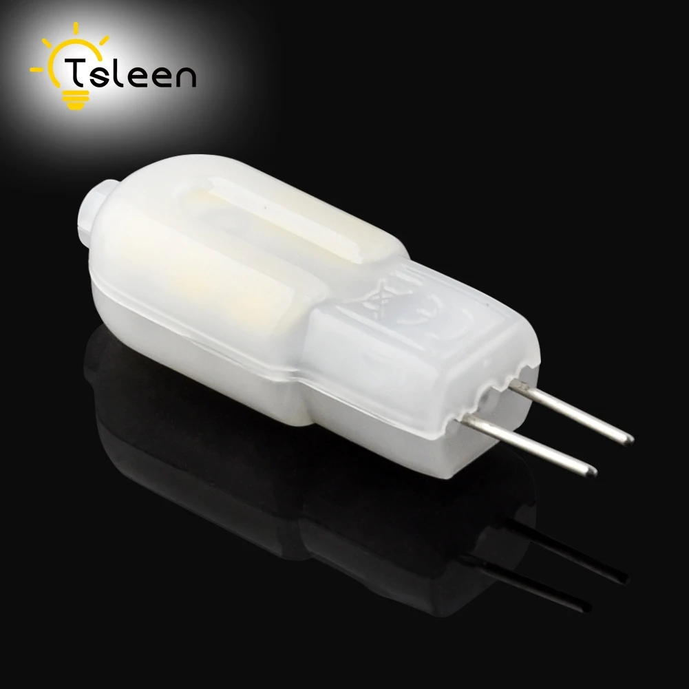 Молочный чехол G4 светодиодный 12 В AC DC COB свет 2 Вт высококачественный светодиодный G4 лампа Тип JC SMD 2835 люстра лампы Замена галогенного света