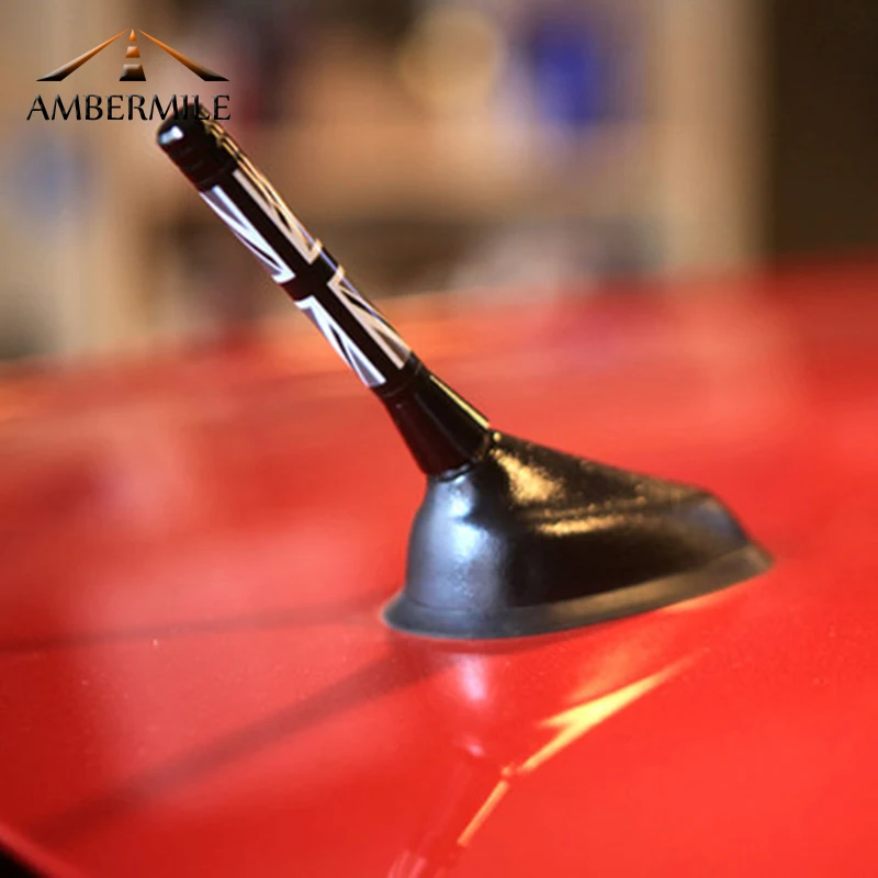 AMBERMILE автомобильная светодиодная антенна fm для Mini Cooper R53 R55 R56 R57 R61 F54 F55 F56 Countryman R60 F60