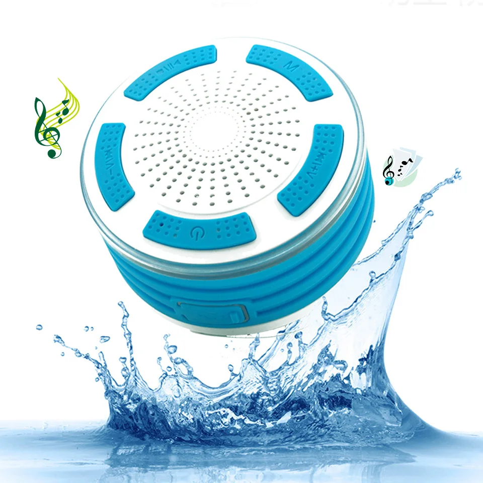 Портативный Мощный присоски Беспроводной Mini Bluetooth Динамик сабвуфер