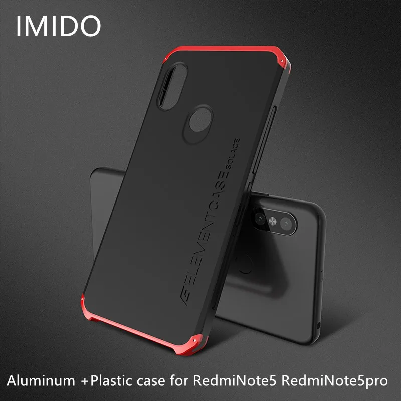 Для Xiaomi redmi Note5 Note5pro роскошный Броня металлический силиконовый алюминий + PC чехол