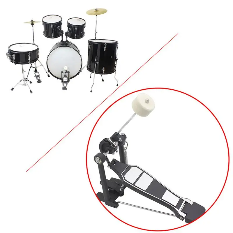 SLADE Новый басовый ударный барабан Beater войлочная педаль головка для ударного