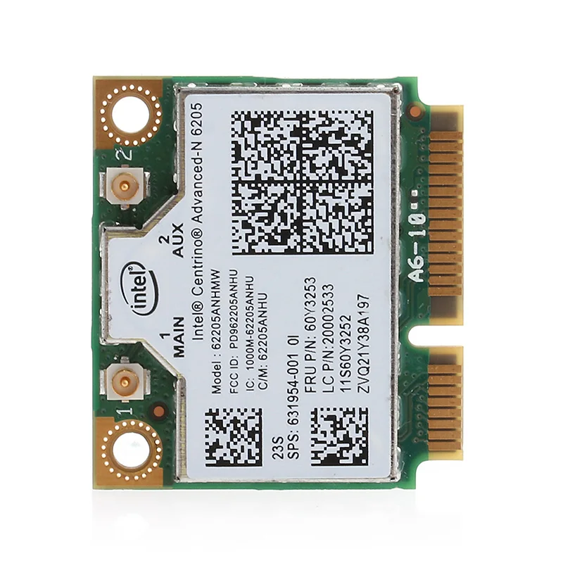 Intel 6205 Двухдиапазонная 300M беспроводная Wifi Мини карта PCI-E Wlan для hp 8470W 8570W