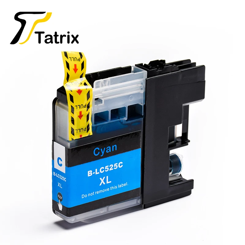 Tatrix Совместимость Брат LC529 LC525 чернильный картридж 529XL 525XL для Brother DCP J100 J105 MFC J200