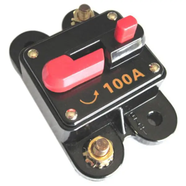Автоматический автоматический выключатель 100 Ампер 12 В со сбросом до 1000 Вт