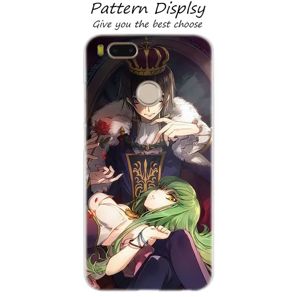 05 MLLSE аниме код Geass Lelouch чехол для Xiaomi mi Play Pocophone F1 8 A1 A2 Lite 6 6Plus mi x 3 2S красный mi Note 4x5 6 S2 горячая распродажа - Цвет: 05