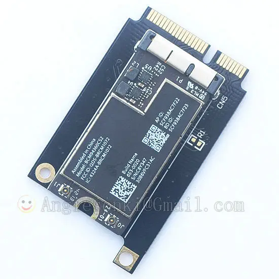 52 pin Mini PCI E преобразует карту Wi Fi адаптер для ноутбука BCM94360CD/BCM94331CD/BCM94360CS2/ BCM94360CSAX|wifi