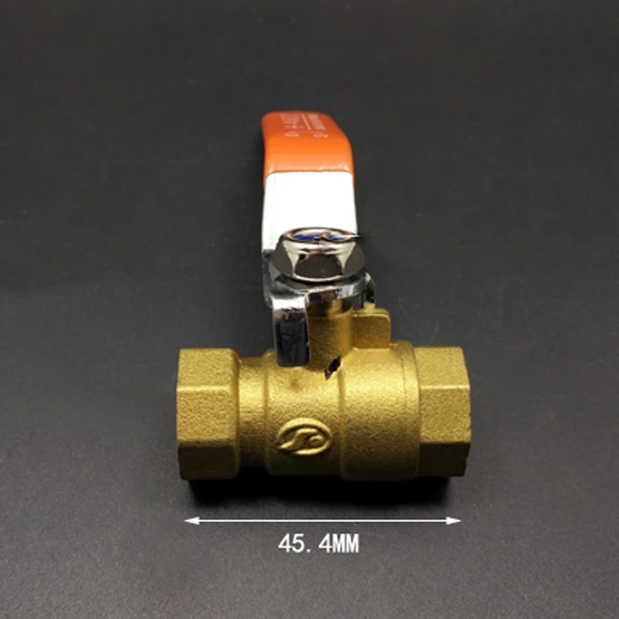 

Yellow DN10 3/8" BSP Female Big-Body Brass Ball Valve Water Gas With Handle