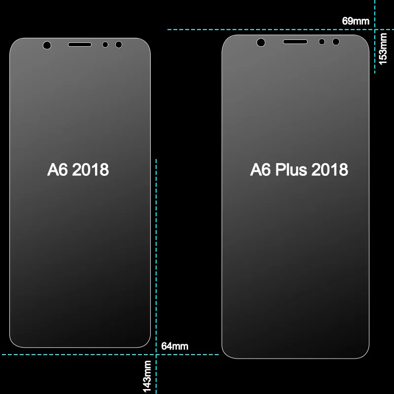 Mrelf закаленное Стекло для samsung Galaxy A6 2018 Экран Защитная крышка на телефон защитный +