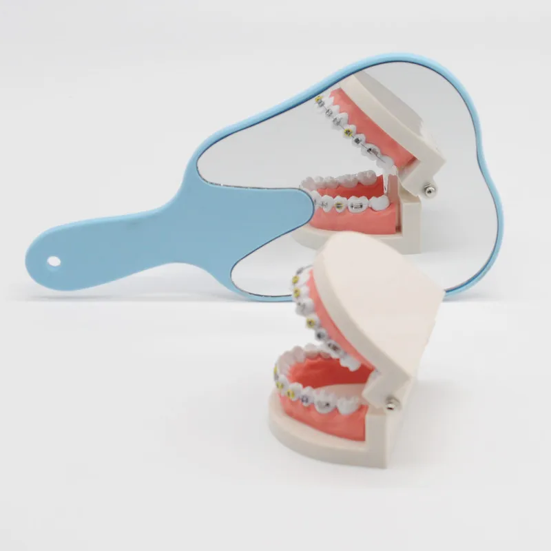 

Gift 1 Pcs Cute Fashionable Dental Plastic Handle Mouth Mirror Tooth Care