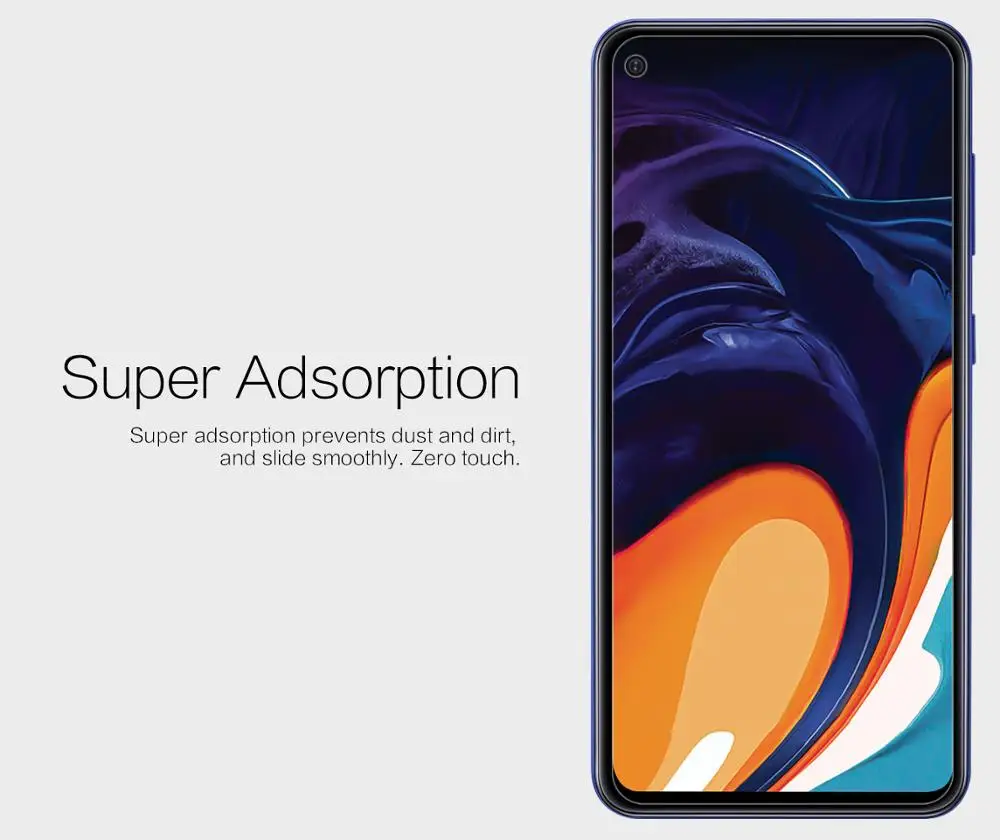 2 шт./лот для Galaxy A60 NILLKIN суперпрозрачная Антибликовая или матовая мягкая защитная