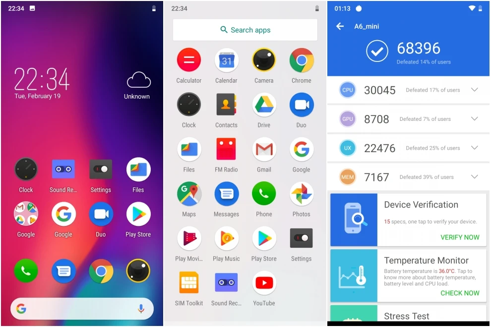 Elephone A6 Mini MT6761 четырехъядерный мобильный телефон HD+ экран 5,71 дюймов Android 9,0 смартфон 4 Гб ram 32 Гб rom 16 МП 4G мобильный телефон