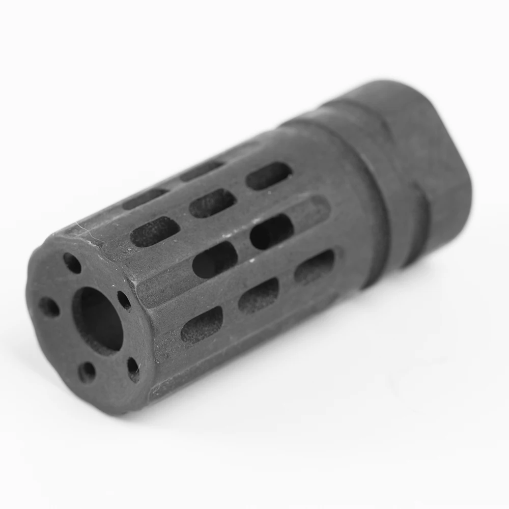 . 223/. 308 TPI Compact стальной Дульный тормоз для 1/2x28 5/8 24 Шаг с раздаточная
