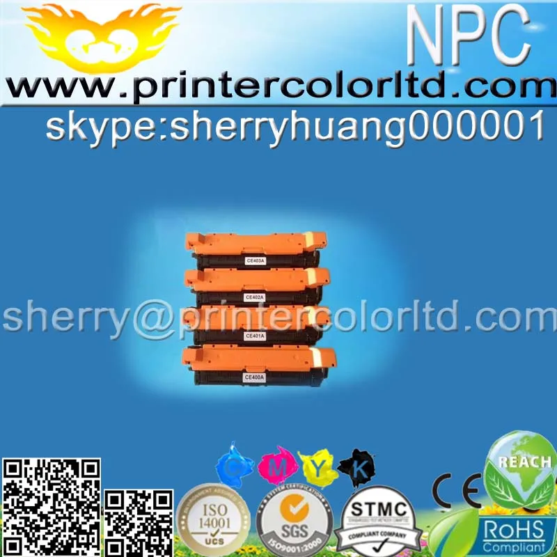 Для цветной laserjet M570-DW 507A M 575-Dn CE400-A551 Dn CE400 се 400 с низким выходом сброса