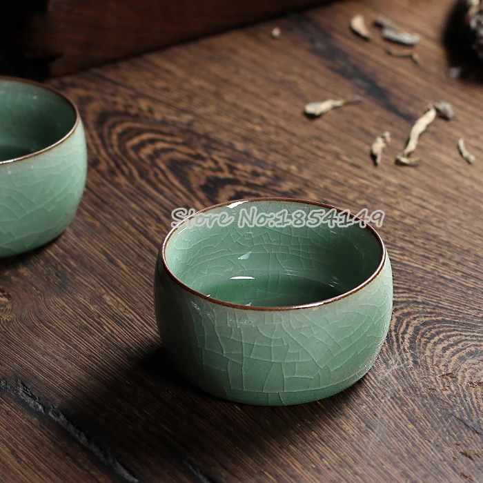 Китайские чаши для чая Longquan Celadon китайская гайвань с чашками и блюдцем 55 мл чайная